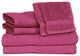 Deluxe 6-Piece Cotton Terry Bath Towel Set, Magenta