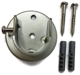 Inside Mount Brackets for 7/8"-1" Rods, Black, Set of 2, Pewter