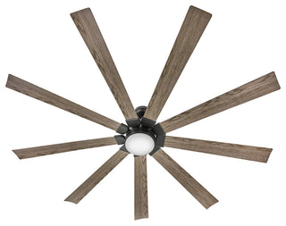 Hinkley Turbine 80" Integrated LED Indoor/Outdoor Ceiling Fan, Matte Black