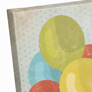 Balloons Gift From Above 11x14 Canvas Wall Art