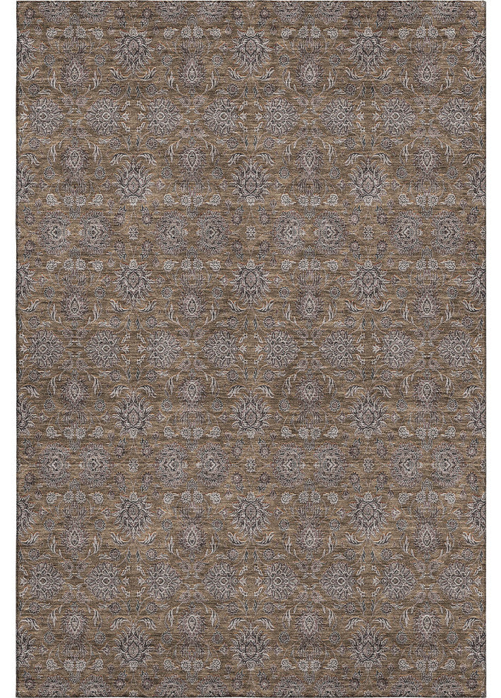 Premium Machine Washable Mayfield AMF702 Chocolate 9' x 12' Rug