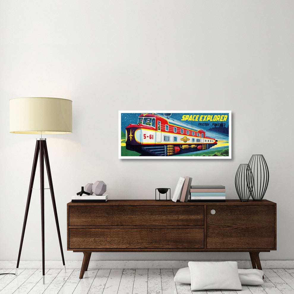 "Space Explorer 5-61" Digital Paper Print by Retrotrans, 46"x20"