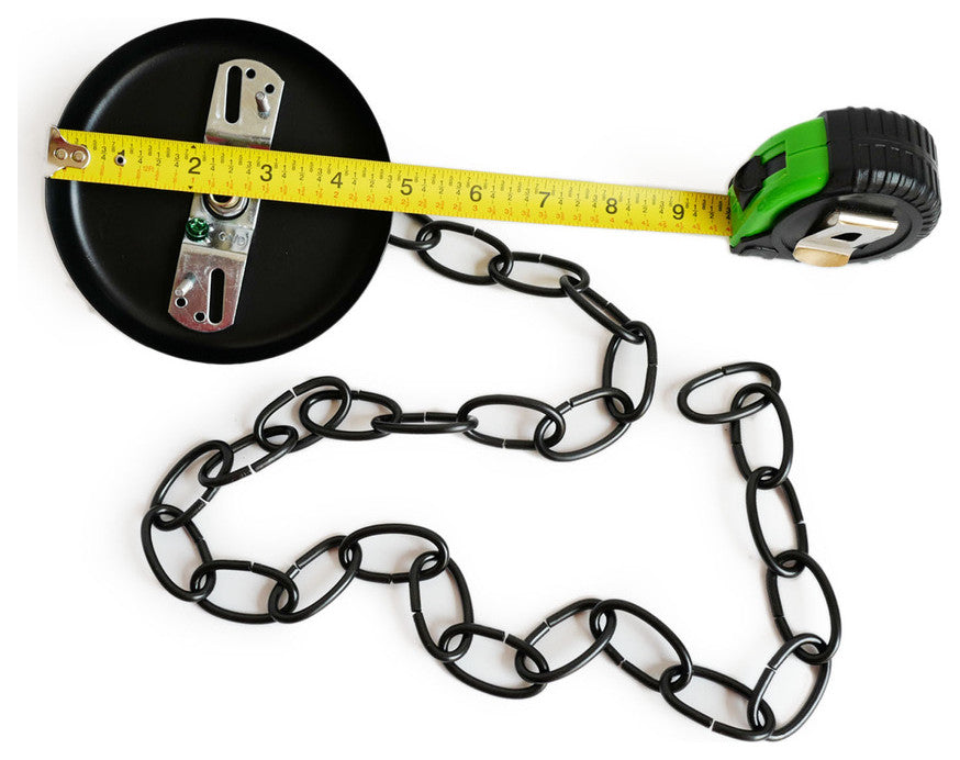 Copper Verdigris Dot Pendant SML