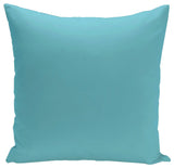 Solid Decorative Pillow, Turquoise, 26"x26"
