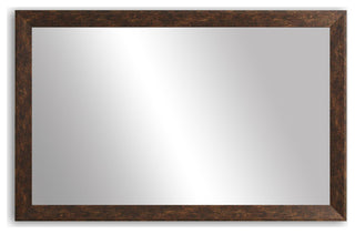 LaRue Framed Wall Mirror, Bronze, 30"x40"