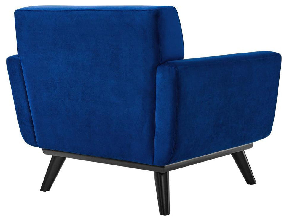 Engage Performance Velvet Armchair