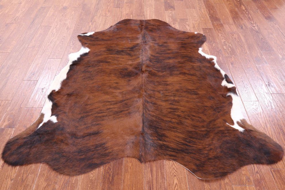 Brindle Natural Cowhide Rug 6' 0" X 5' 11" C2035