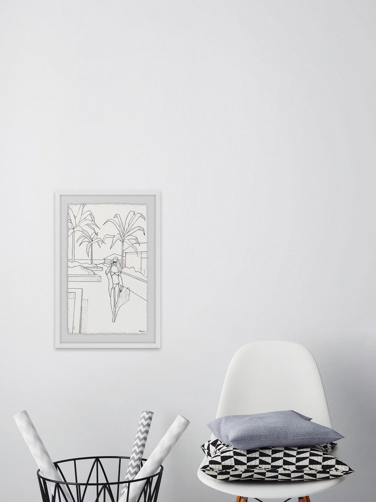 "Way to Chill" Framed Painting Print, 20"x30"