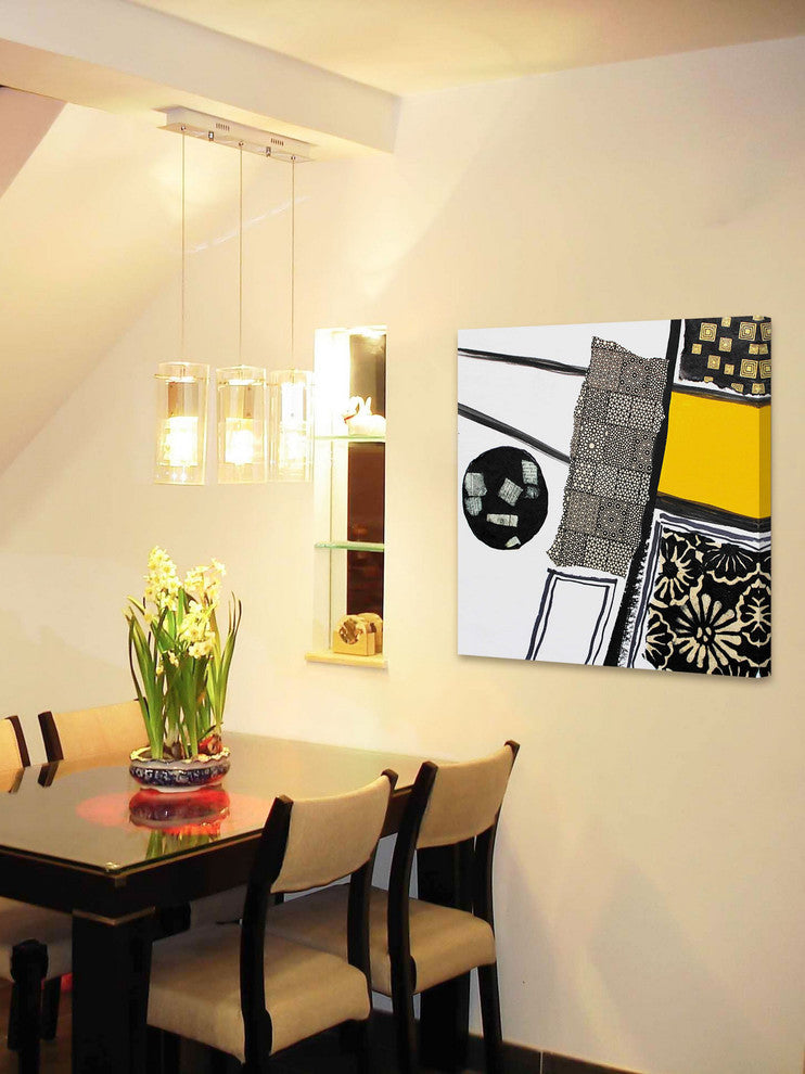 "Touch of Modern VI" Painting Print on Canvas by Irena Orlov