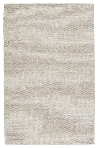 Jaipur Living Braiden Handmade Solid Area Rug, Cream/Light Gray, 10'x14'