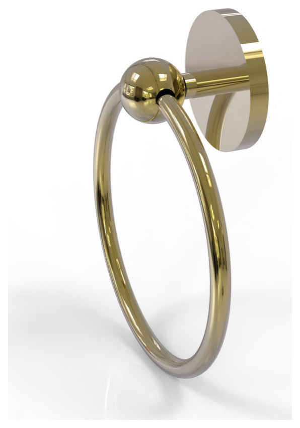 Prestige Skyline Towel Ring, Unlacquered Brass