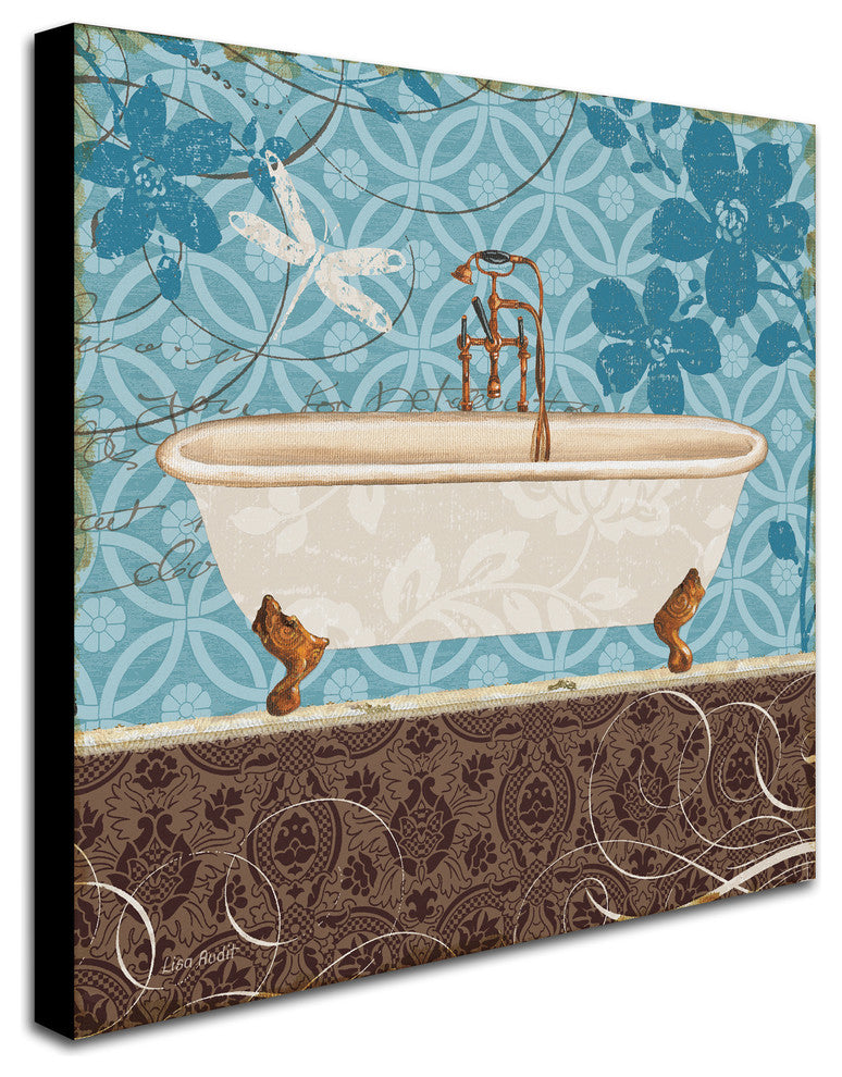 ''Eco Motif Bath II'' Canvas Art by Lisa Audit