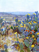 Julian Onderdonk Untitled, Also known as Landscape With Catci Wrapped Canvas