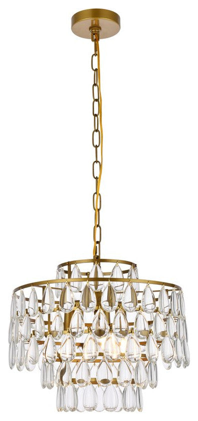 Murphy 16" Pendant, Brass