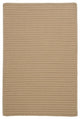 Simply Home Solid H330 Cuban Sand Indoor/Outdoor Area Rug, Rectangular 5'x8'
