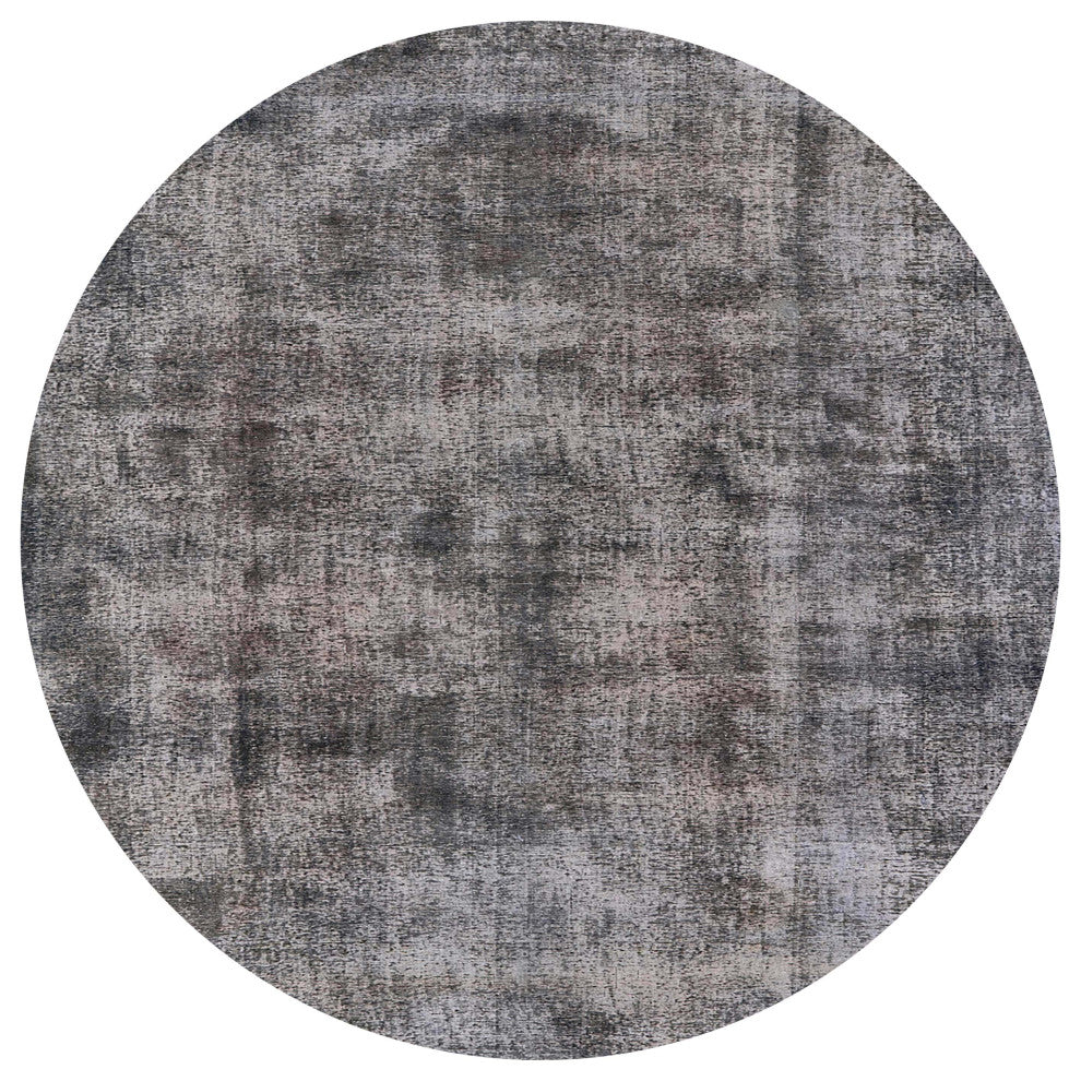 Ahgly Company Indoor Round Mid-Century Modern Area Rugs, 4' Round