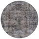 Ahgly Company Indoor Round Mid-Century Modern Area Rugs, 4' Round