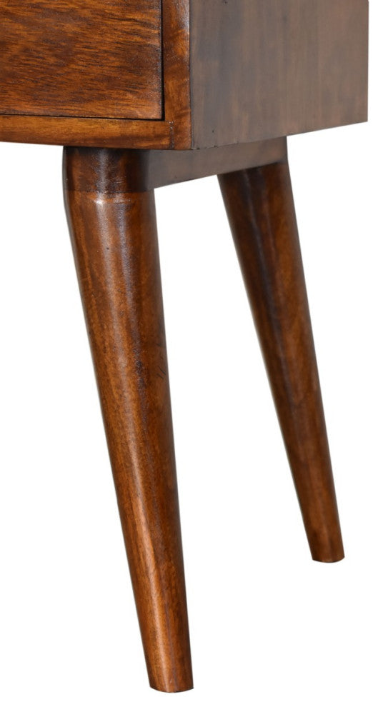 Modern Chestnut Solid Wood Nightstand