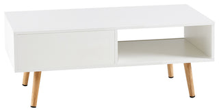 Gewnee Rattan Coffee table, White
