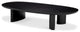 Scandi Oak Oval Coffee Table | Eichholtz Lindner, Black