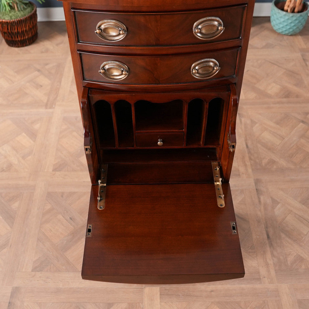 Mahogany Hidden Drawer Desk