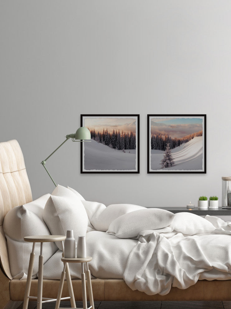 Feeling Frosty Diptych, 2-Piece Set, 18x18 Panels, 18x18