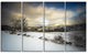 "Snow Storm in Spain" Landscape Photography Canvas Print, 4 Panels, 48"x28"