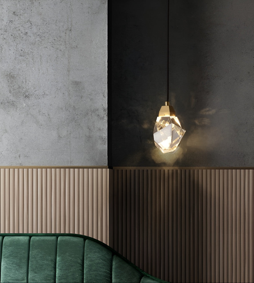 Getafe | Diamond Design Crystal Led Wall Sconce, B, Warm White