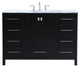 Elegant VF18948BK 48"Single Bathroom Vanity, Black