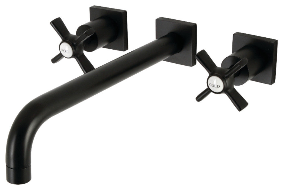 KS6050ZX Wall Mount Tub Faucet, Matte Black