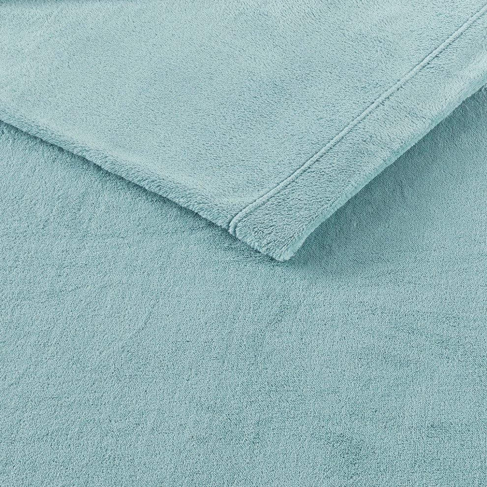 True North by Sleep Philosophy Soloft Plush Sheet Set, Aqua
