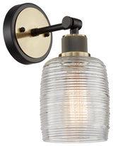Light Vanity Light, Black, Antique Brass, 1 Light