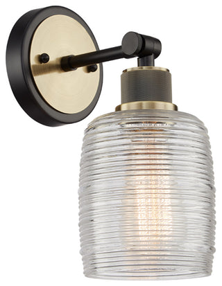 Light Vanity Light, Black, Antique Brass, 1 Light