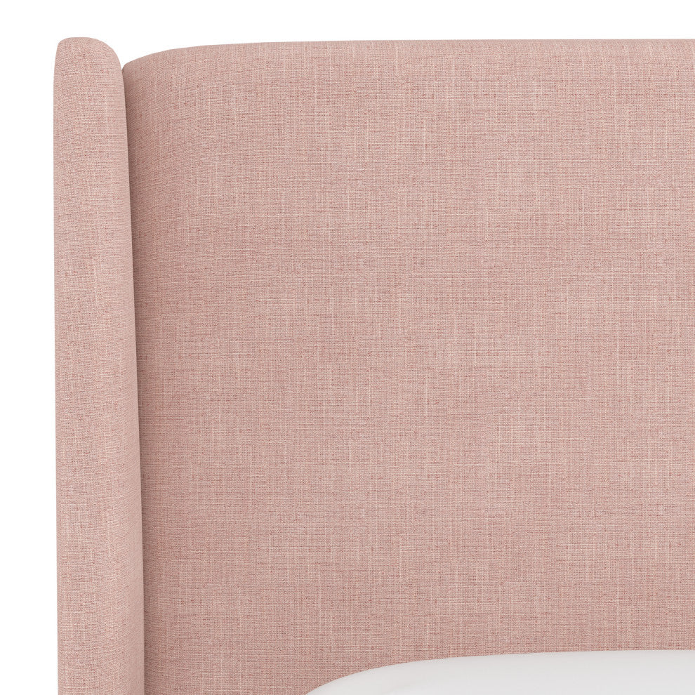 Maxwell King Square Wingback Headboard, Zuma Rosequartz