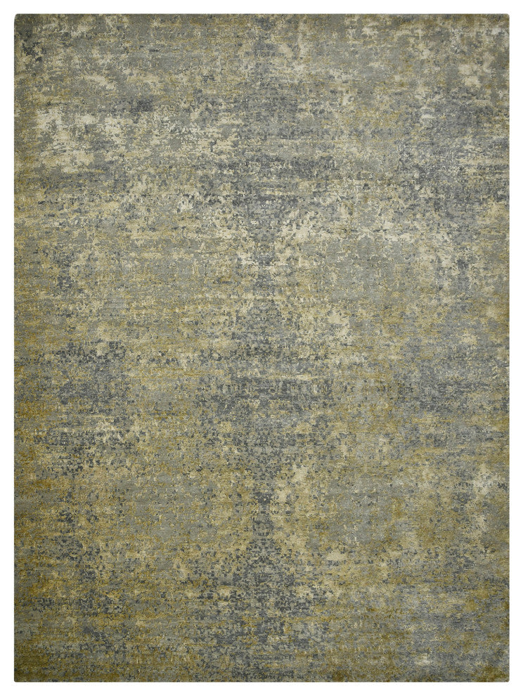 Amer Rugs Mystique Lucci MYS-30 Gold Hand-knotted - 8' X 10' Rectangle Area Rug