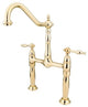 Kingston Brass Vessel Sink Faucet, Polished Brass