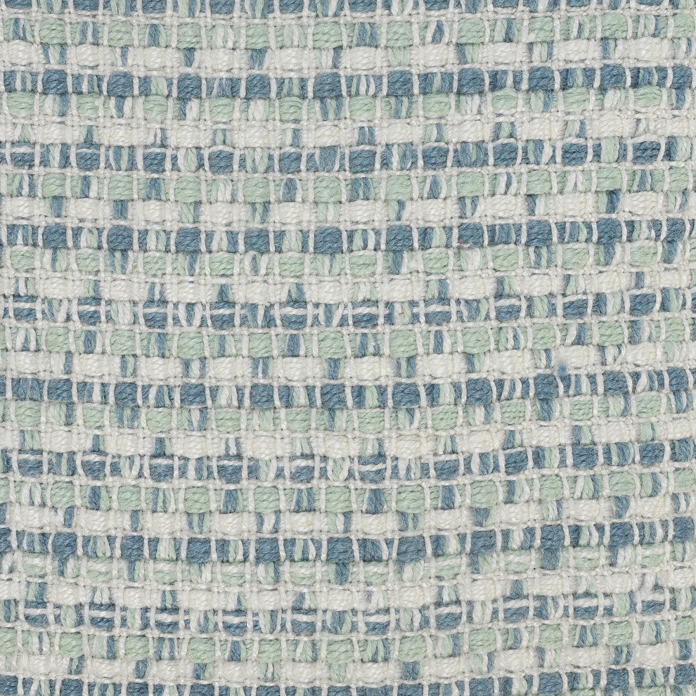 Interwoven Coastal Delight Fringed Throw Pillow