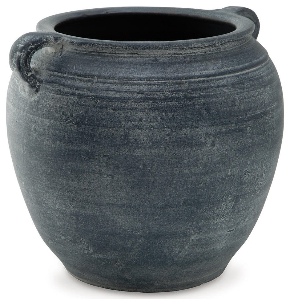 Meadie Distressed Blue Vase