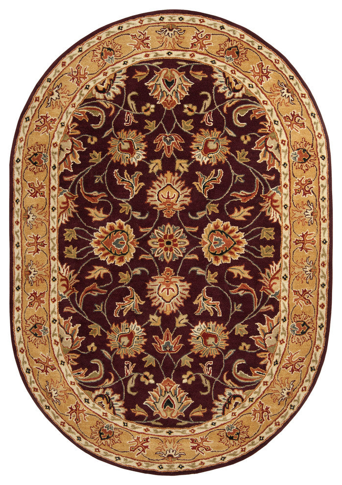 Caesar Area Rug, 6'x9' Oval