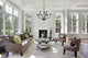 Winston 9-Light Pendant, Black