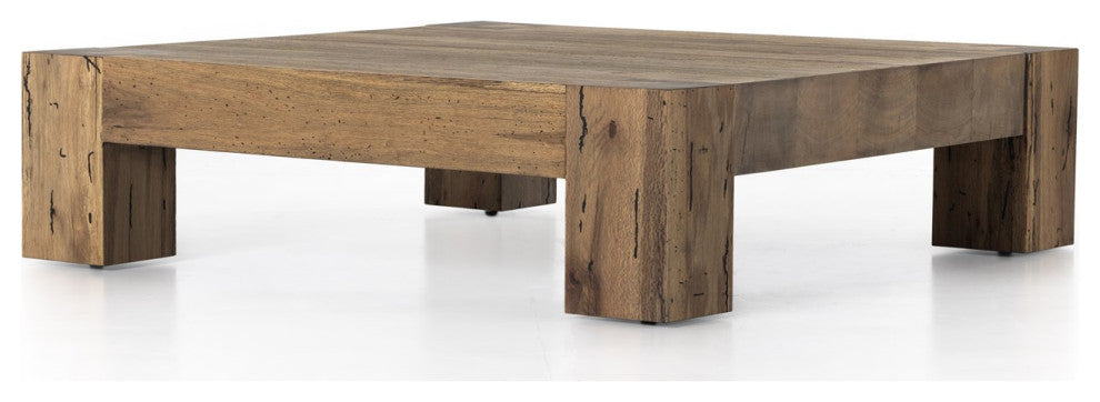 Abaso Coffee Table-Rustic Wormwood Oak