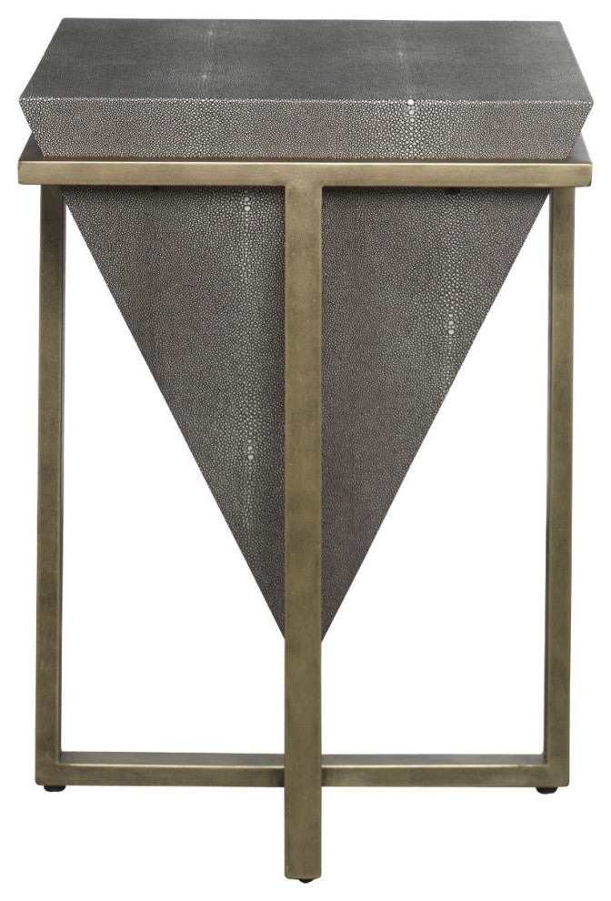 Uttermost Bertrand Shagreen Accent Table