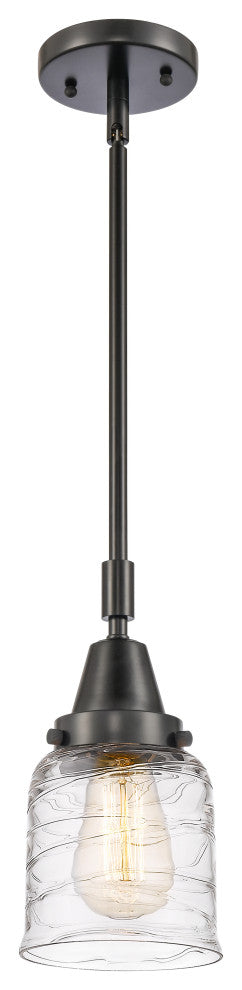 Innovations 447-1S-BK-G513 1-Light Mini Pendant, Matte Black