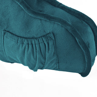 Supersoft Bedrest Lounger Backrest With DIY Filling, Storm Blue