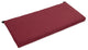 42"X19" Solid Outdoor Spun Polyester Loveseat Cushion, Merlot