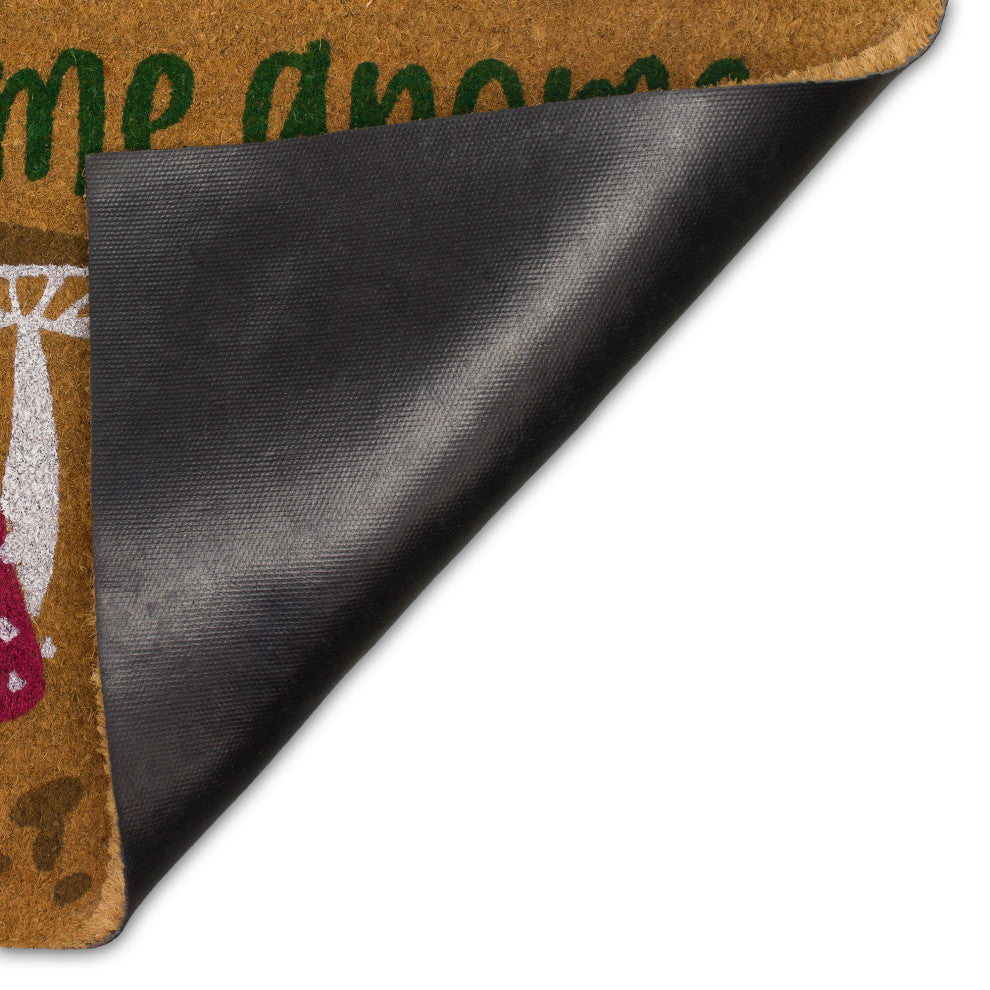 Natura Welcome Gnome Outdoor Mat Natural 1'6"x2'6"