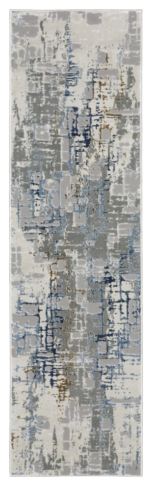 Oriental Weavers Easton 8111X Abstract Rug, Ivory, 5'3"x7'6"