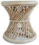 Hourglass Wicker Side Table