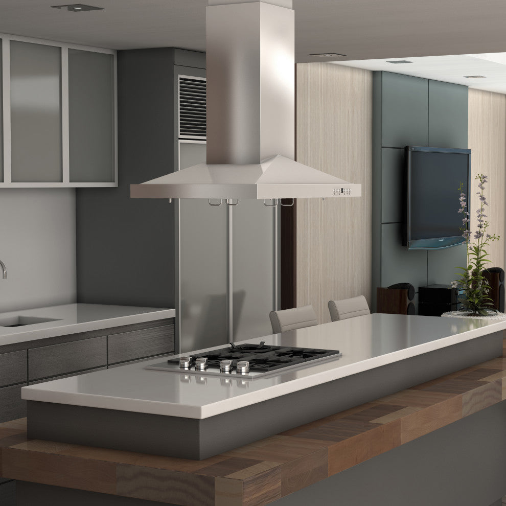 ZLINE 30 in. Island Range Hood, Stainless Steel, GL1i-30