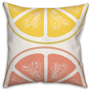Lemon and Grapefruit 18x18 Indoor / Outdoor Pillow